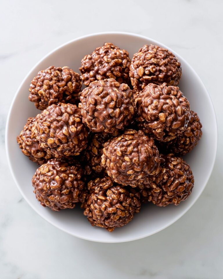 Chocolate Rice Krispie Balls Recipe