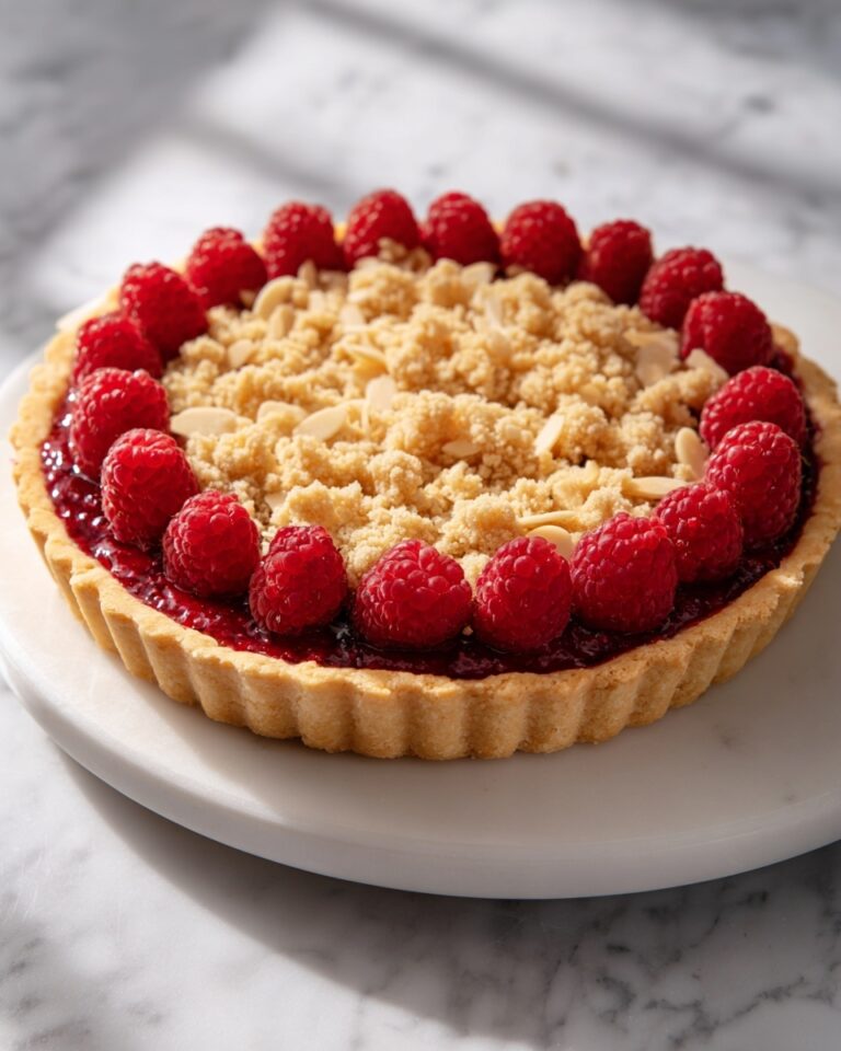 Raspberry Almond Streusel Tart Recipe