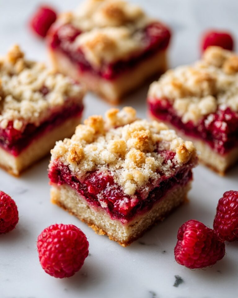 Raspberry Streusel Shortbread Bars Recipe