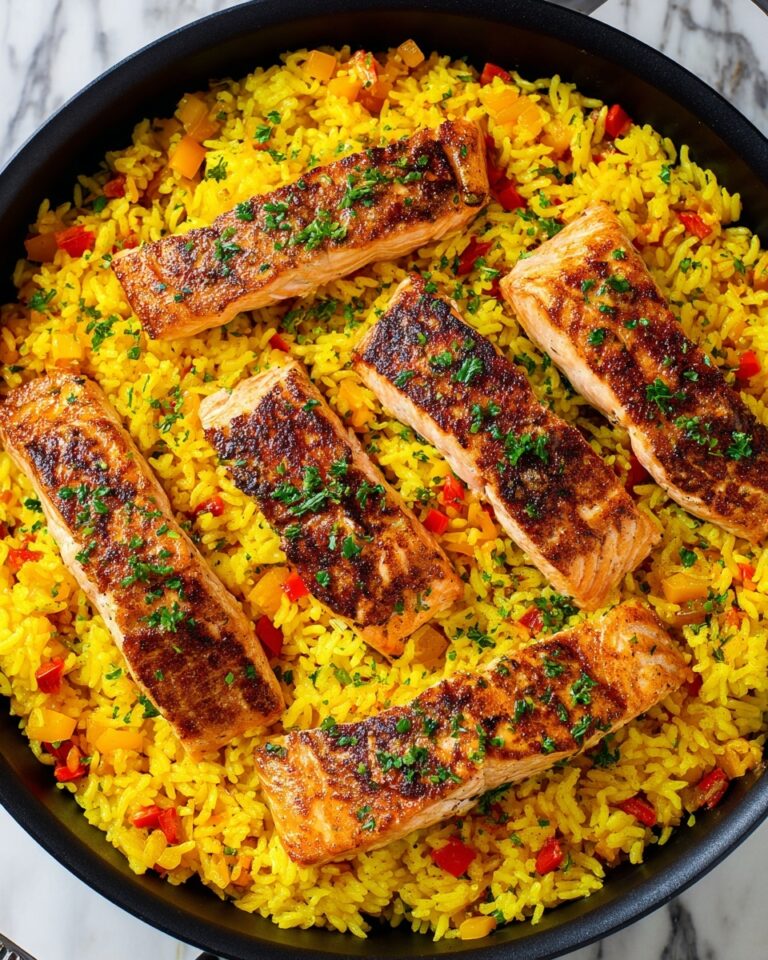 One-Pan Salmon and Rice Recipe