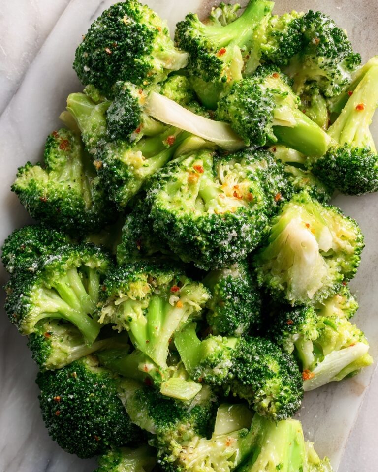 Oven-Roasted Broccoli with Parmesan, Lemon, and Red Pepper Flakes Recipe