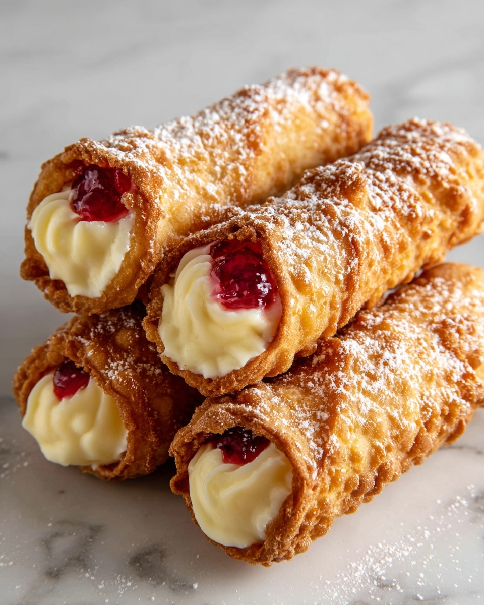 Fried Cheesecake Roll-Ups Recipe - Recipe Image