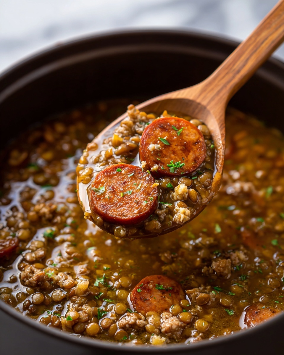 Kielbasa Cowboy Beans Recipe - Recipe Image