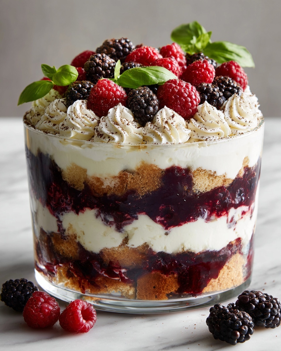 Berry Tiramisu Trifle Recipe - Recipe Image