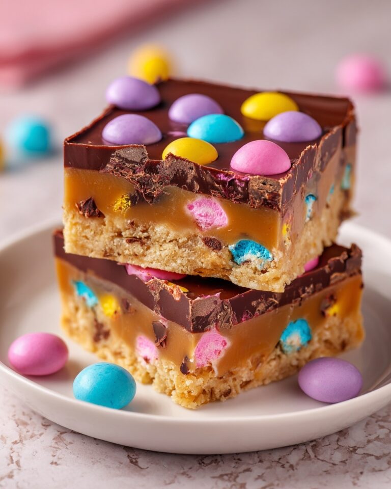 No-Bake Easter Peanut Butter Bars Recipe