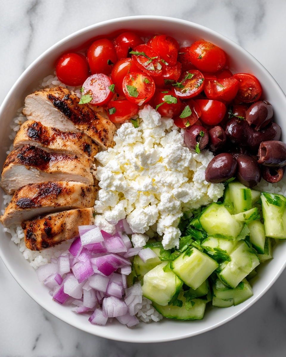 Greek Chicken Bowls Recipe - Recipe Image