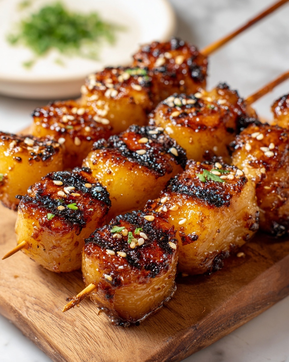 Tteokkochi (Korean Rice Cake Skewers) Recipe - Recipe Image