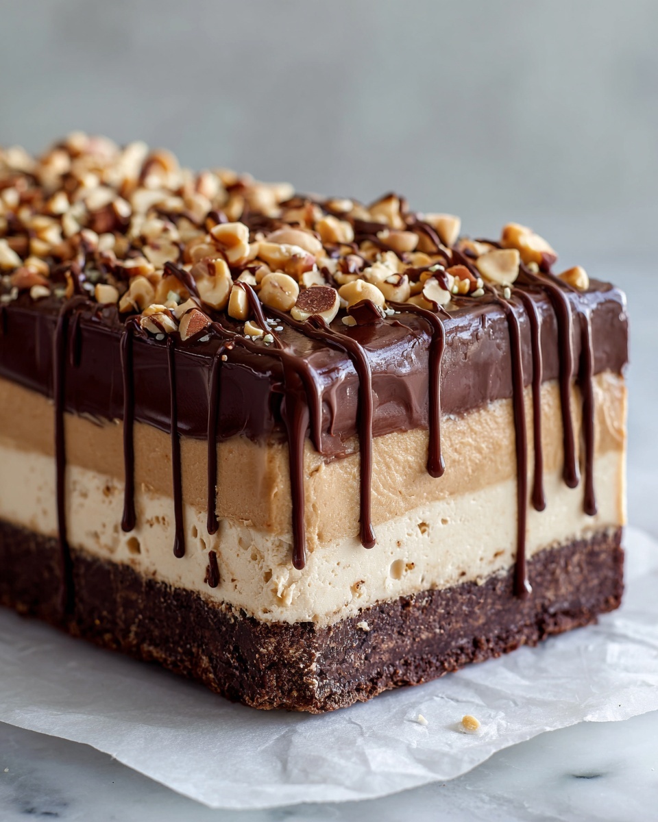 No-Bake Peanut Butter Cheesecake Recipe - Recipe Image