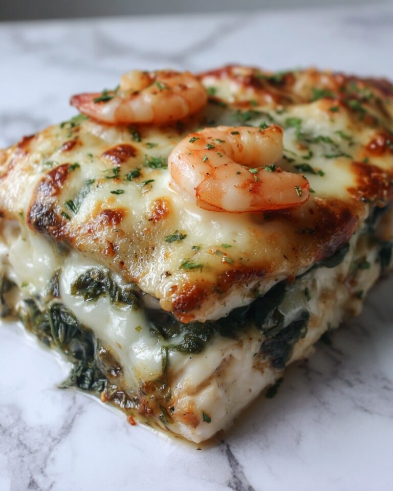 Stuffed Catfish with Spinach, Shrimp, and Cheese Recipe