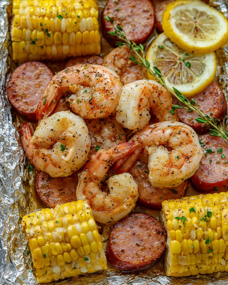 Shrimp Boil Foil Packets Recipe - Recipe Image