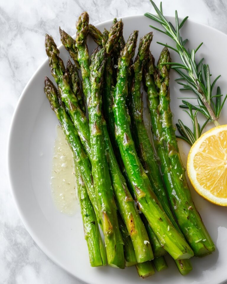 Lemon Asparagus with Rosemary and Garlic Recipe