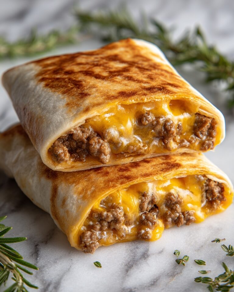 Loaded Taco-Stuffed Cheesy Pockets Recipe