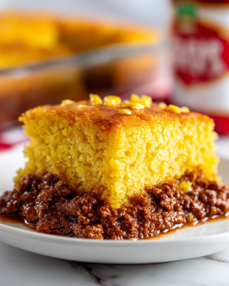 Sloppy Joe Cornbread Casserole Recipe