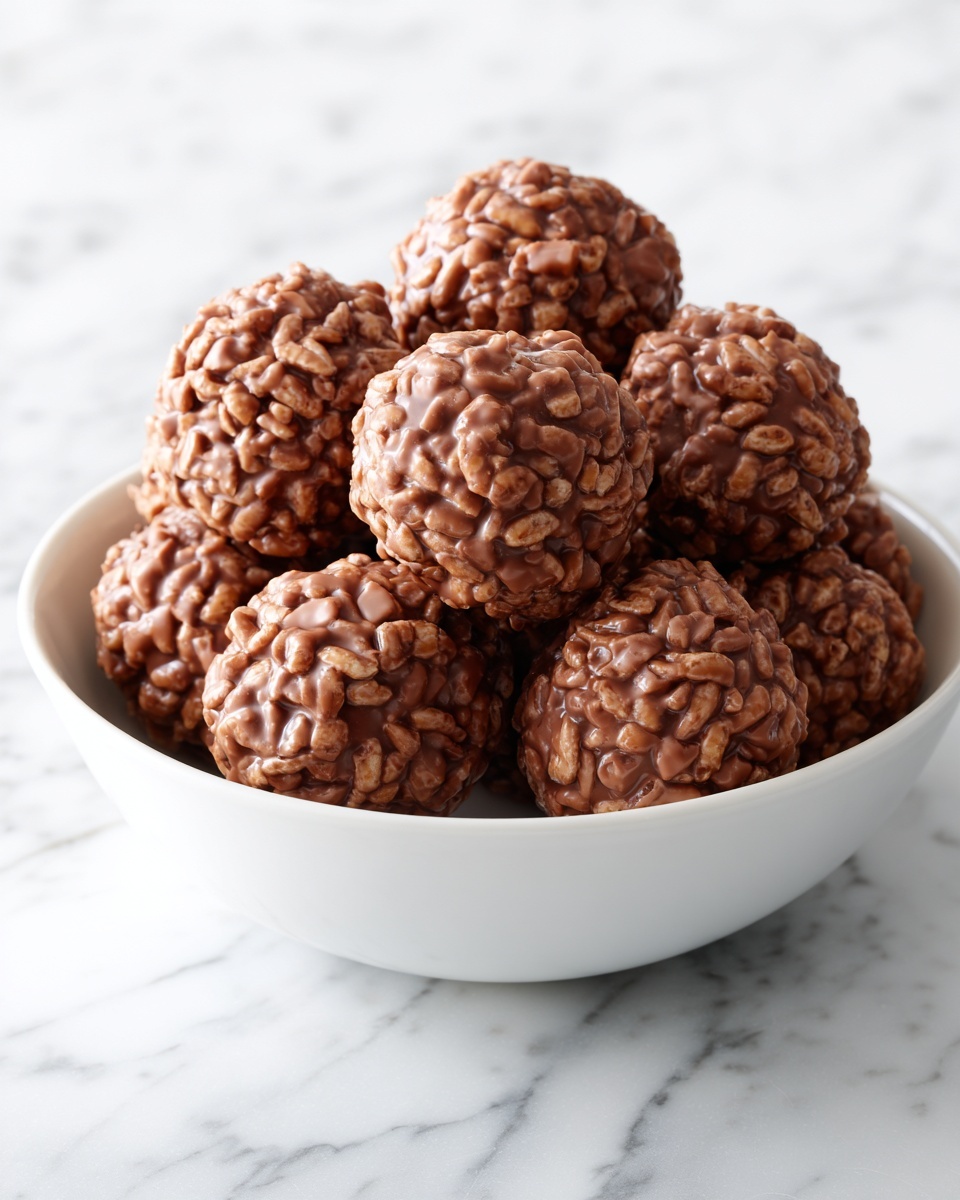 Chocolate Rice Krispie Balls Recipe - Recipe Image