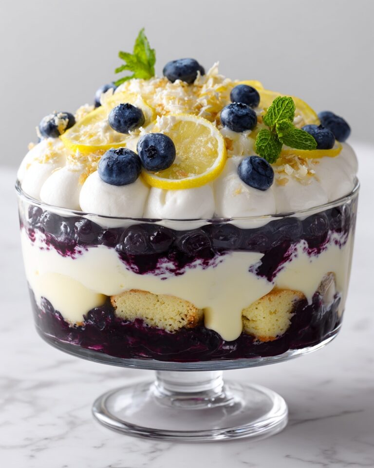 Lemon Blueberry Trifle: A Refreshing Burst of Flavor Recipe