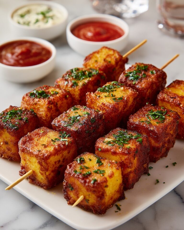 Crispy Breaded Chicken Skewers Recipe