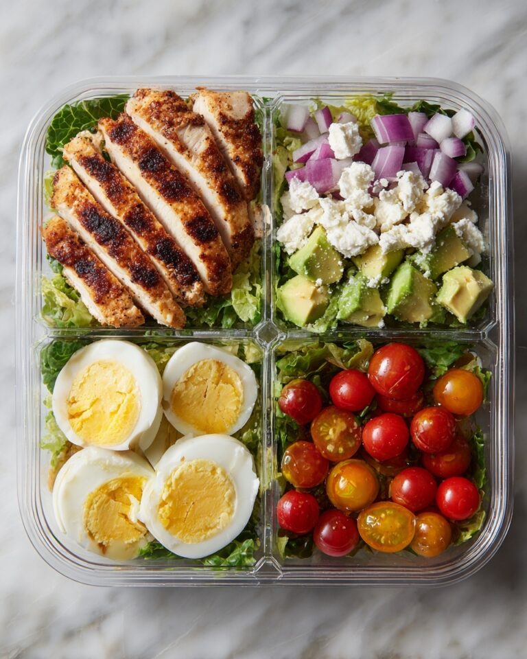Easy Cobb Salad Meal Prep Recipe