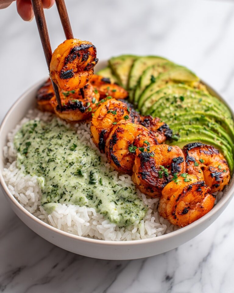 Spicy Shrimp and Avocado Rice Bowl Recipe