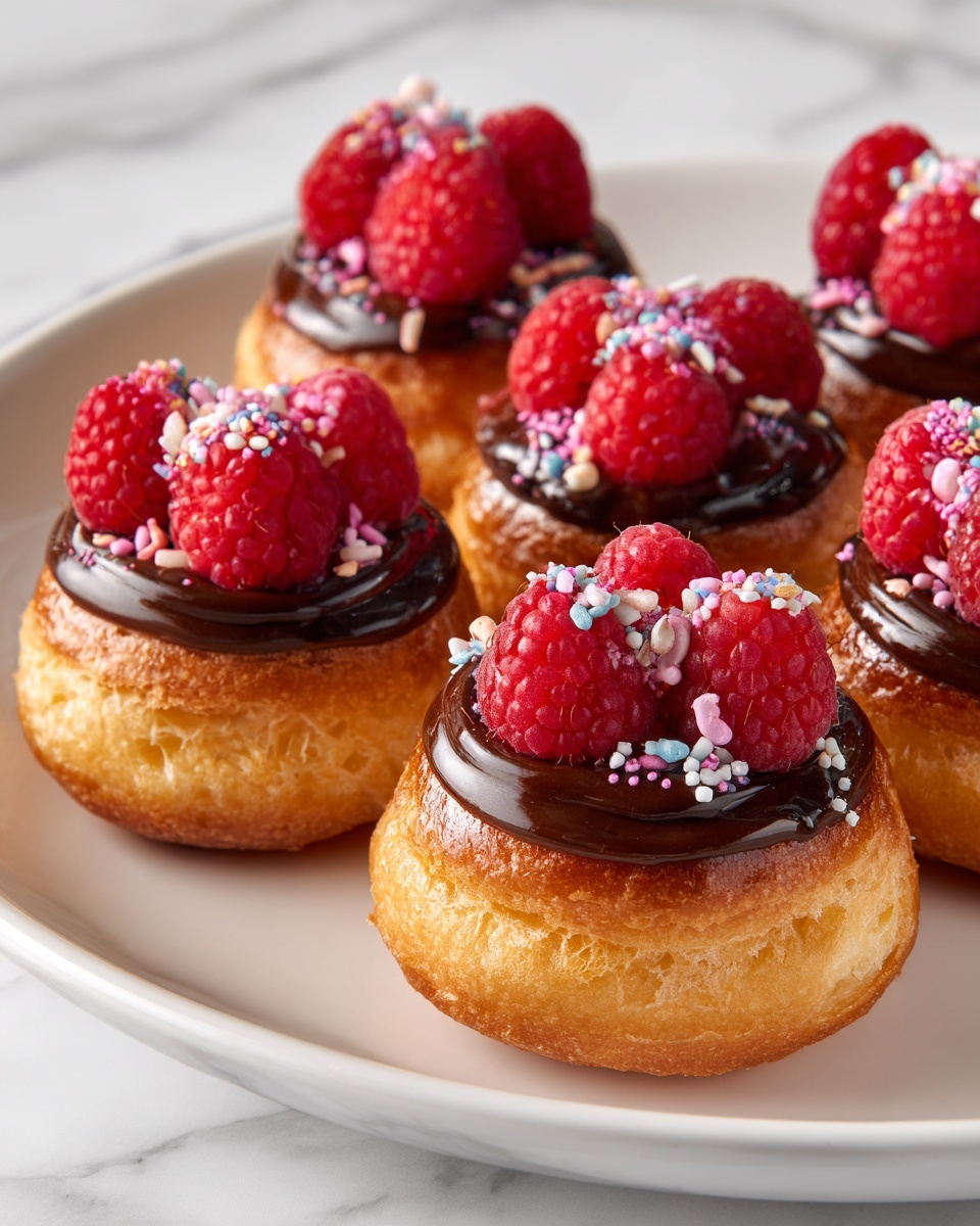 Raspberry Chocolate Sprinkle Rugelach Recipe - Recipe Image