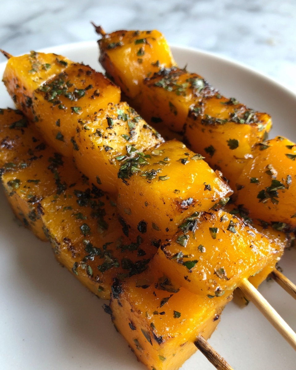 Skewered Cantaloupe Recipe - Recipe Image