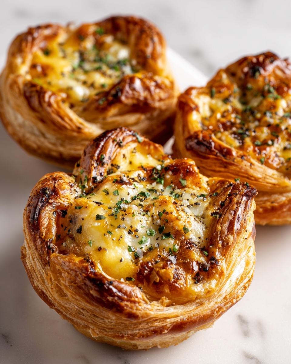 Cheesy Garlic Cruffins Recipe - Recipe Image