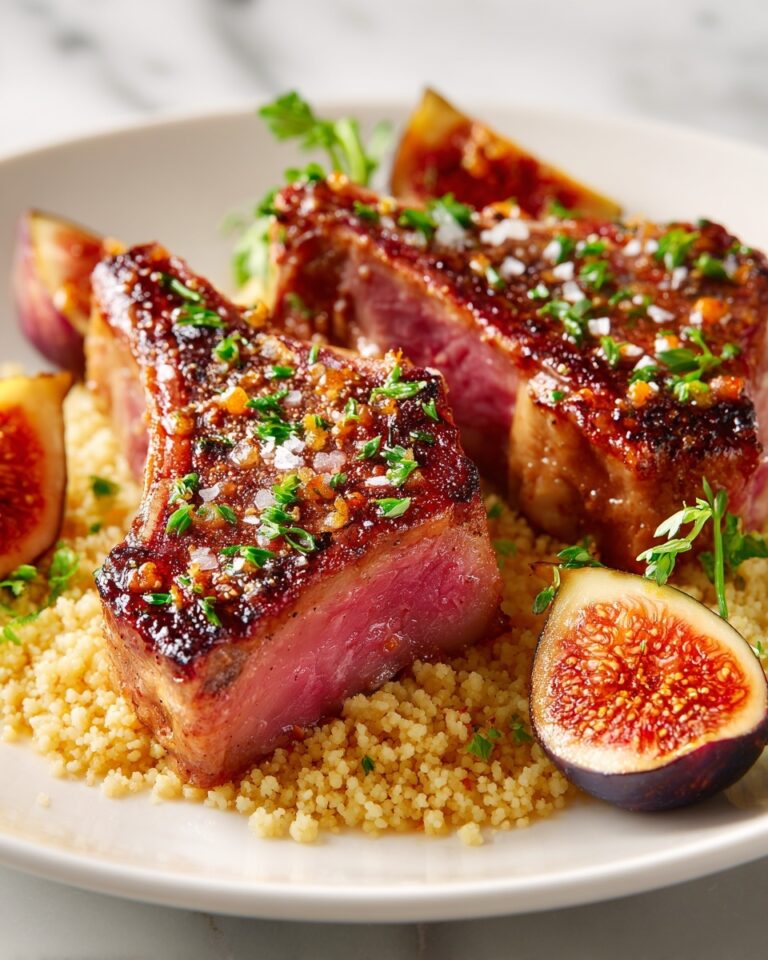 Rack of Lamb with Figs Recipe