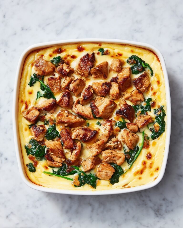 Creamy Chicken and Spinach Casserole Recipe