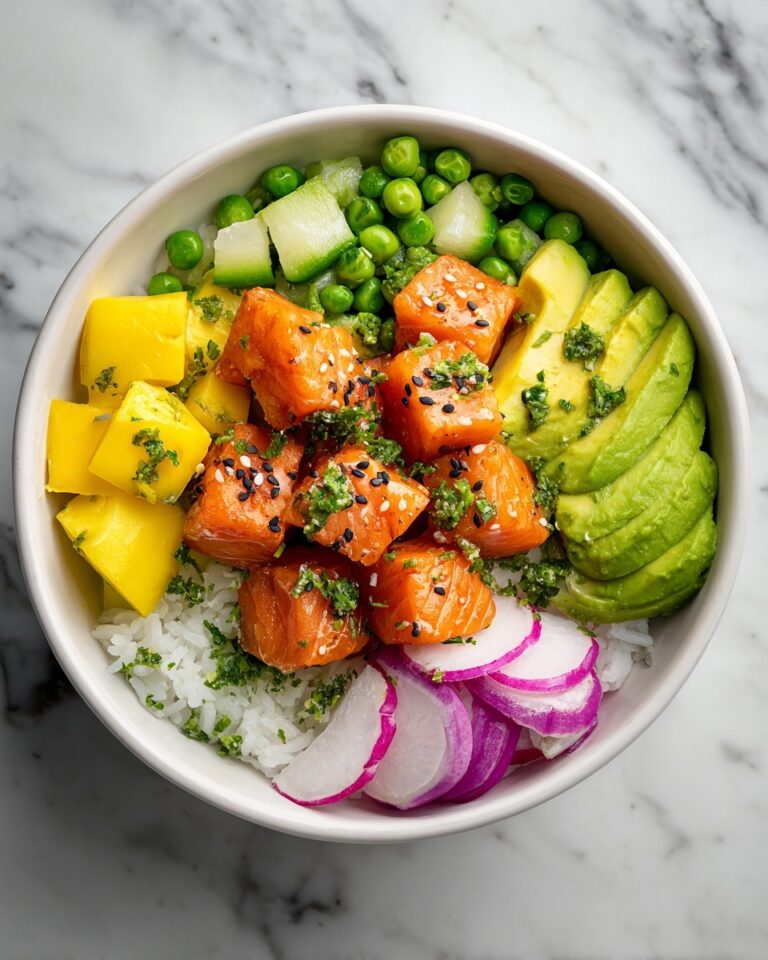 Spicy Salmon Bowls with Coconut Rice Recipe