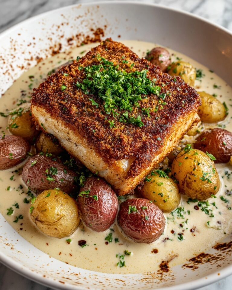 Creamy Cod and Potato Skillet Recipe