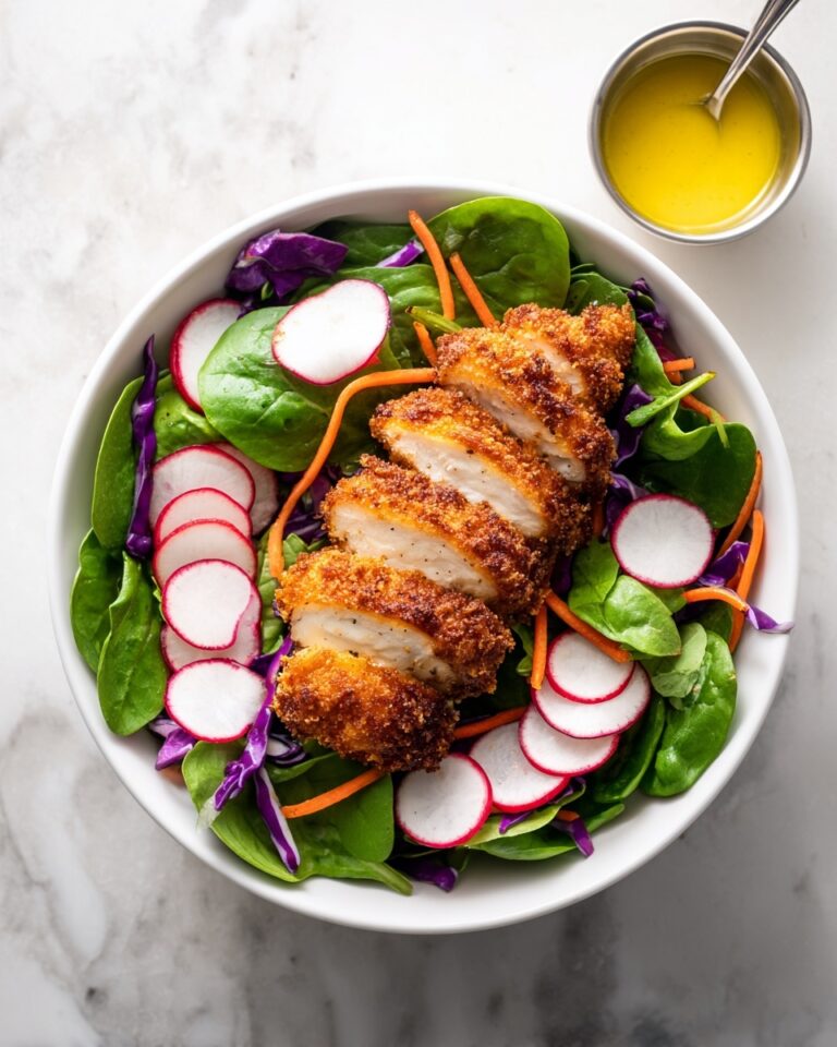 Coconut Chicken Salad with Warm Honey Mustard Vinaigrette Recipe