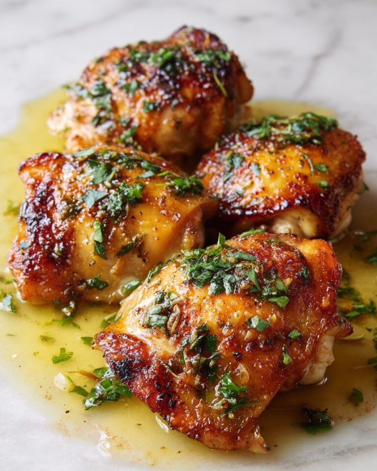 Garlic Butter Chicken Thighs Recipe