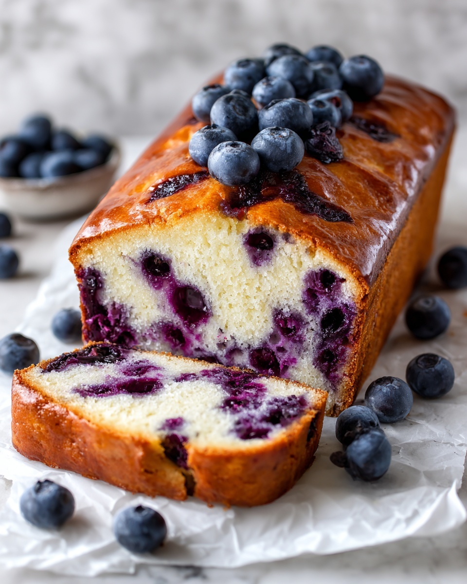 Blueberry Cream Cheese Bread Recipe - Recipe Image