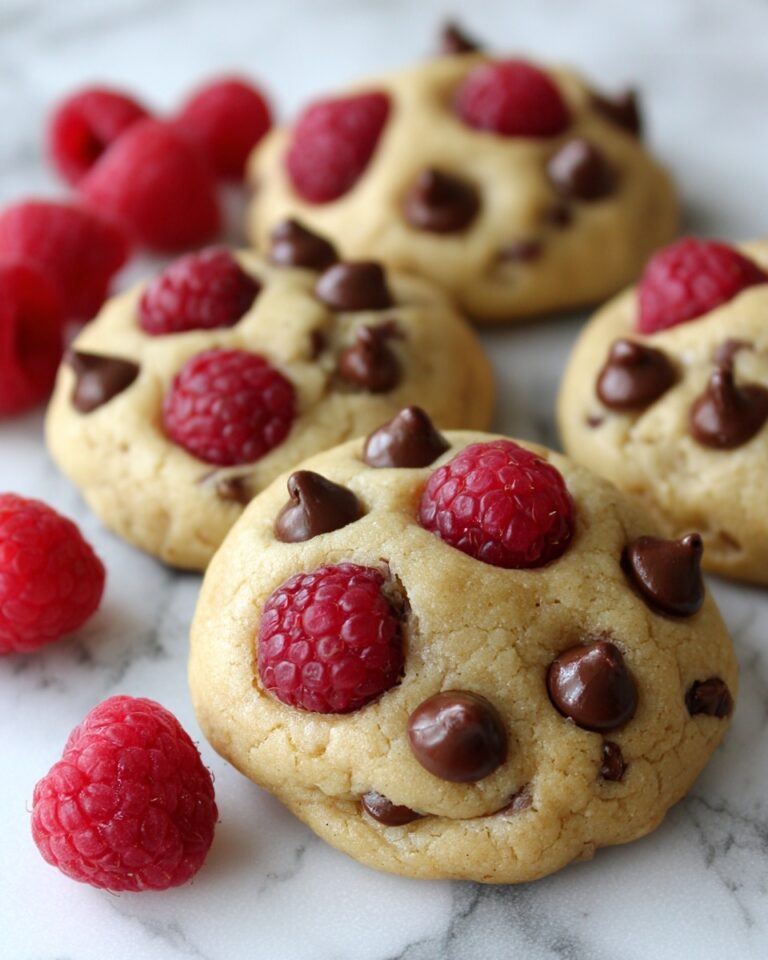 Raspberry Chocolate Chip Cookies Recipe