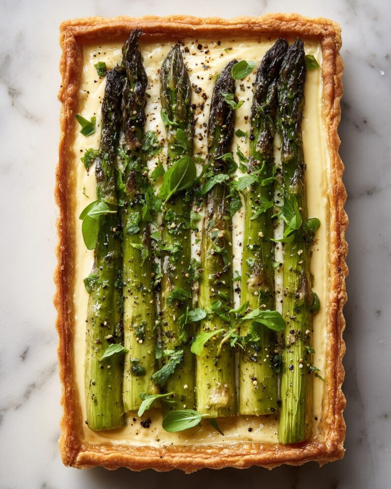 Asparagus and Goat Cheese Tart Recipe