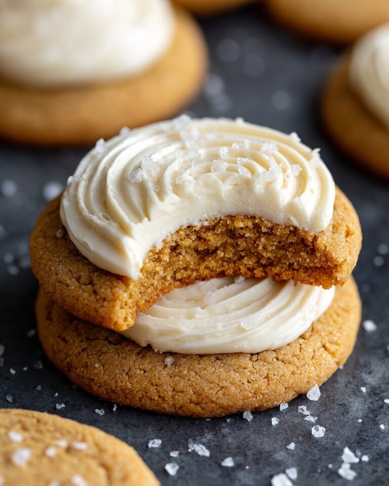 Healthy Soft Pumpkin Cookies with Salted Maple Frosting Recipe