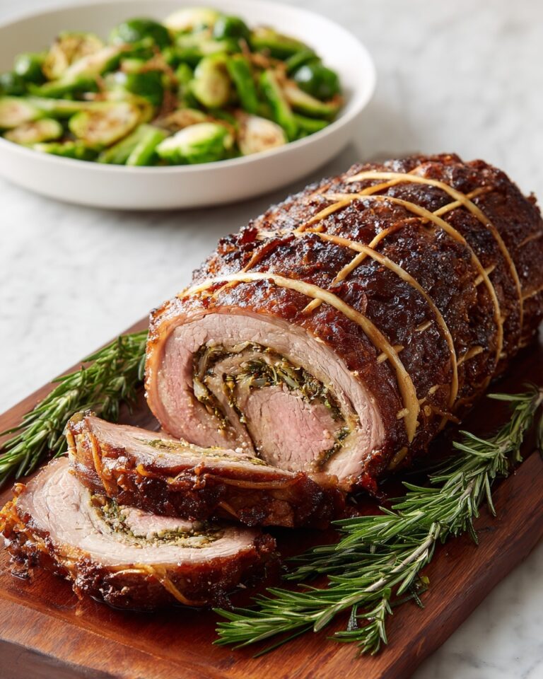Baked Stuffed Flank Steak Recipe