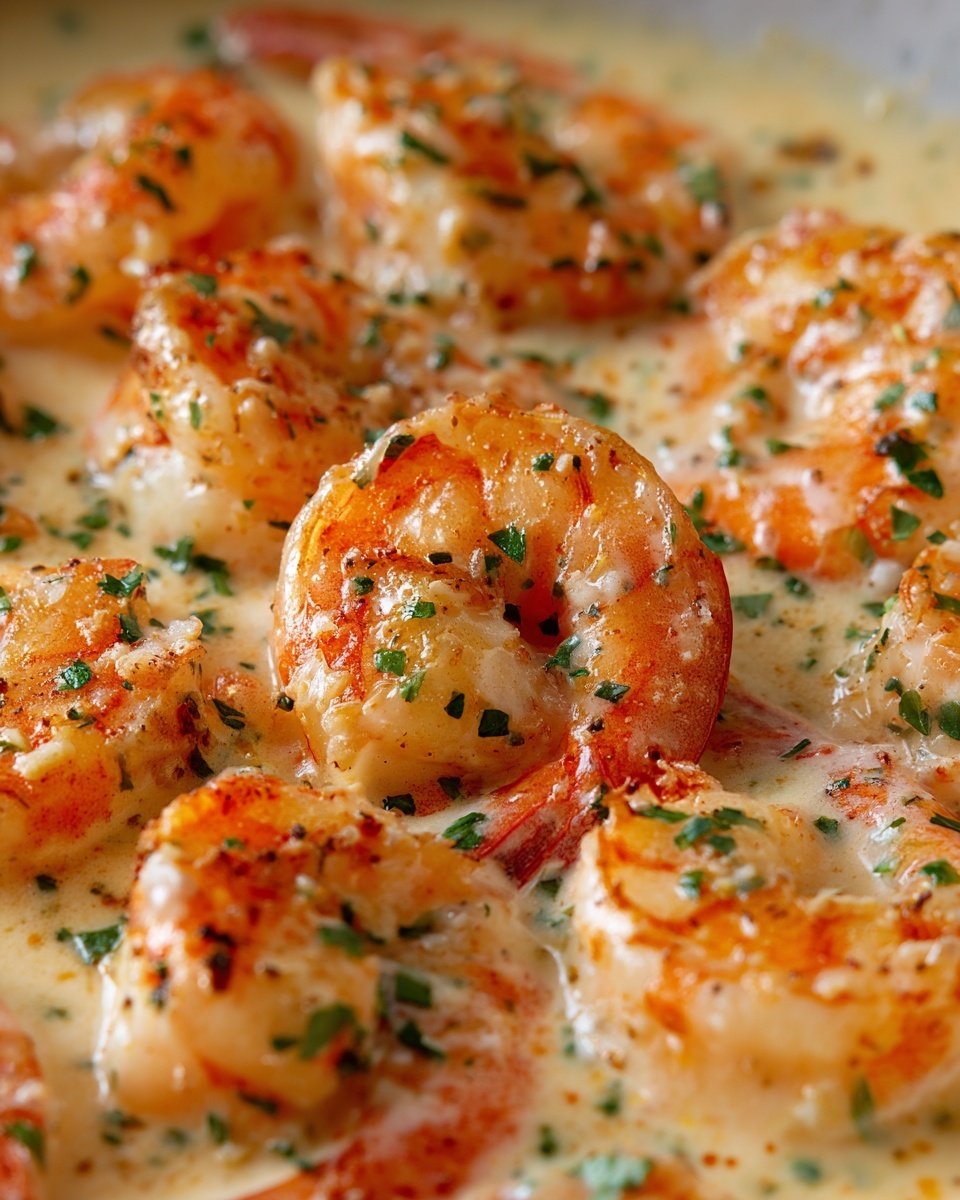 Creamy Garlic Parmesan Shrimp Recipe - Recipe Image