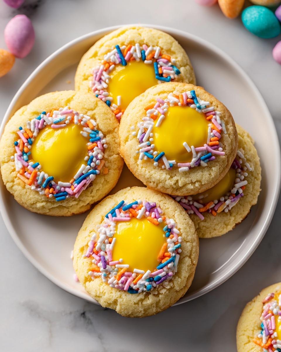 Easter Thumbprint Cookies Recipe - Recipe Image