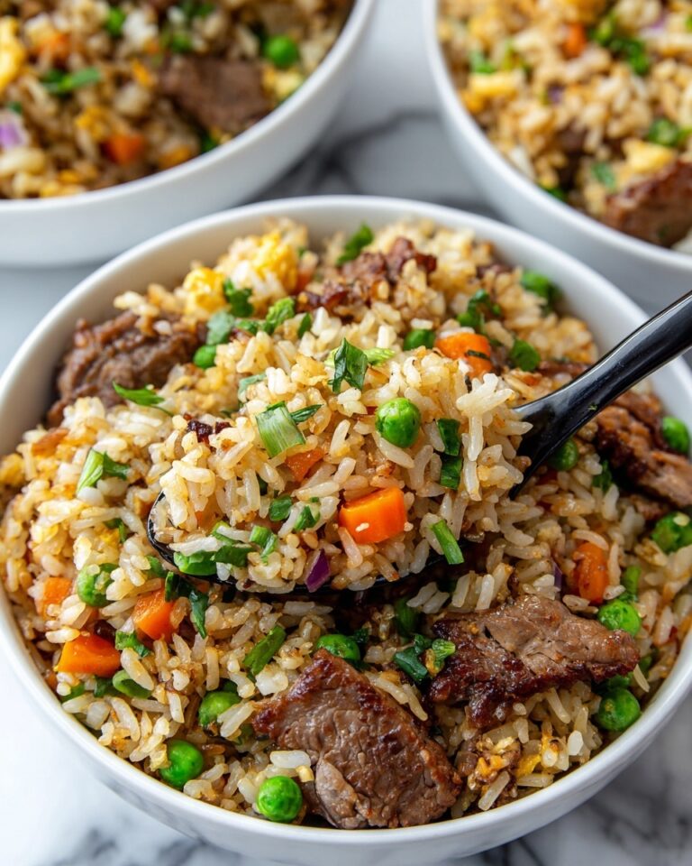 Onion Beef Fried Rice Recipe