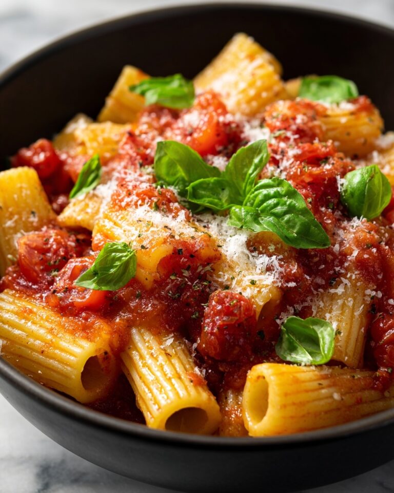 Pasta with Tomato Sauce and Vegetables Recipe