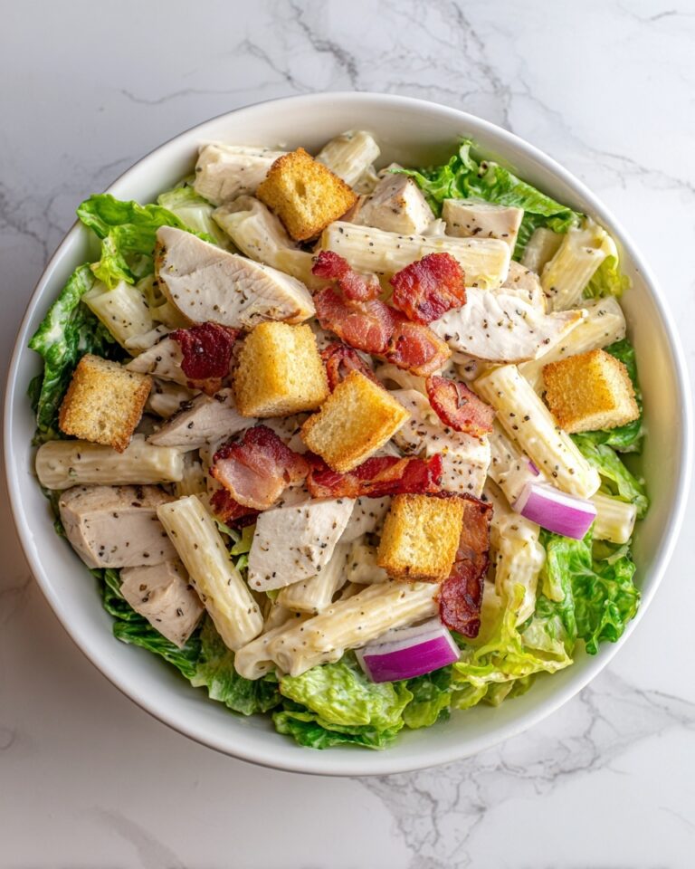 Chicken Caesar Pasta Salad Recipe