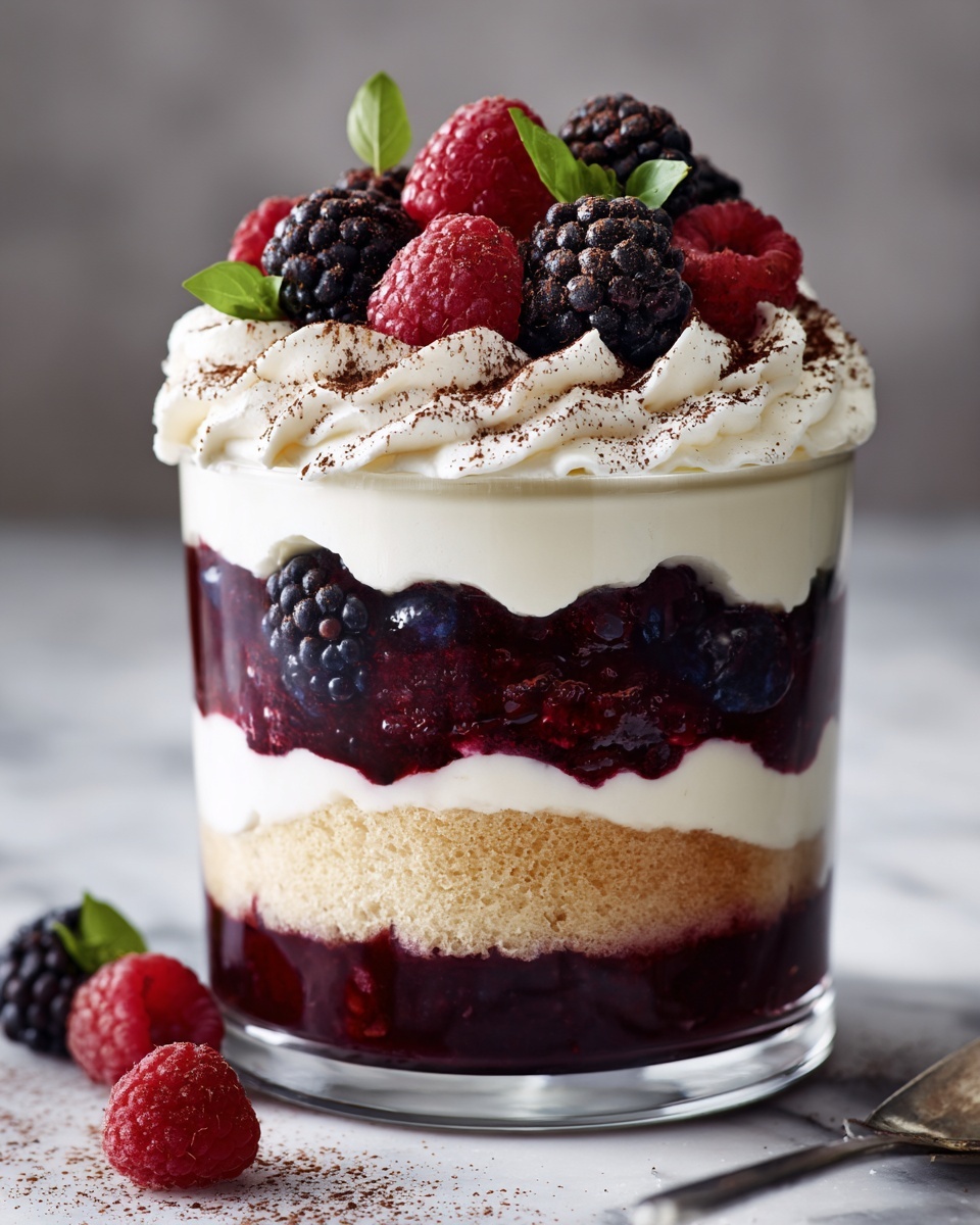 Berry Tiramisu Trifle Recipe - Recipe Image