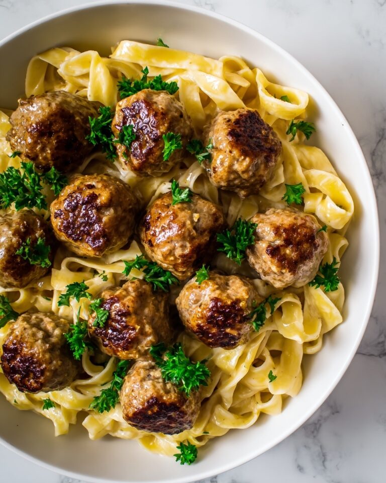Garlic Butter Chicken Bites with Creamy Parmesan Pasta Recipe