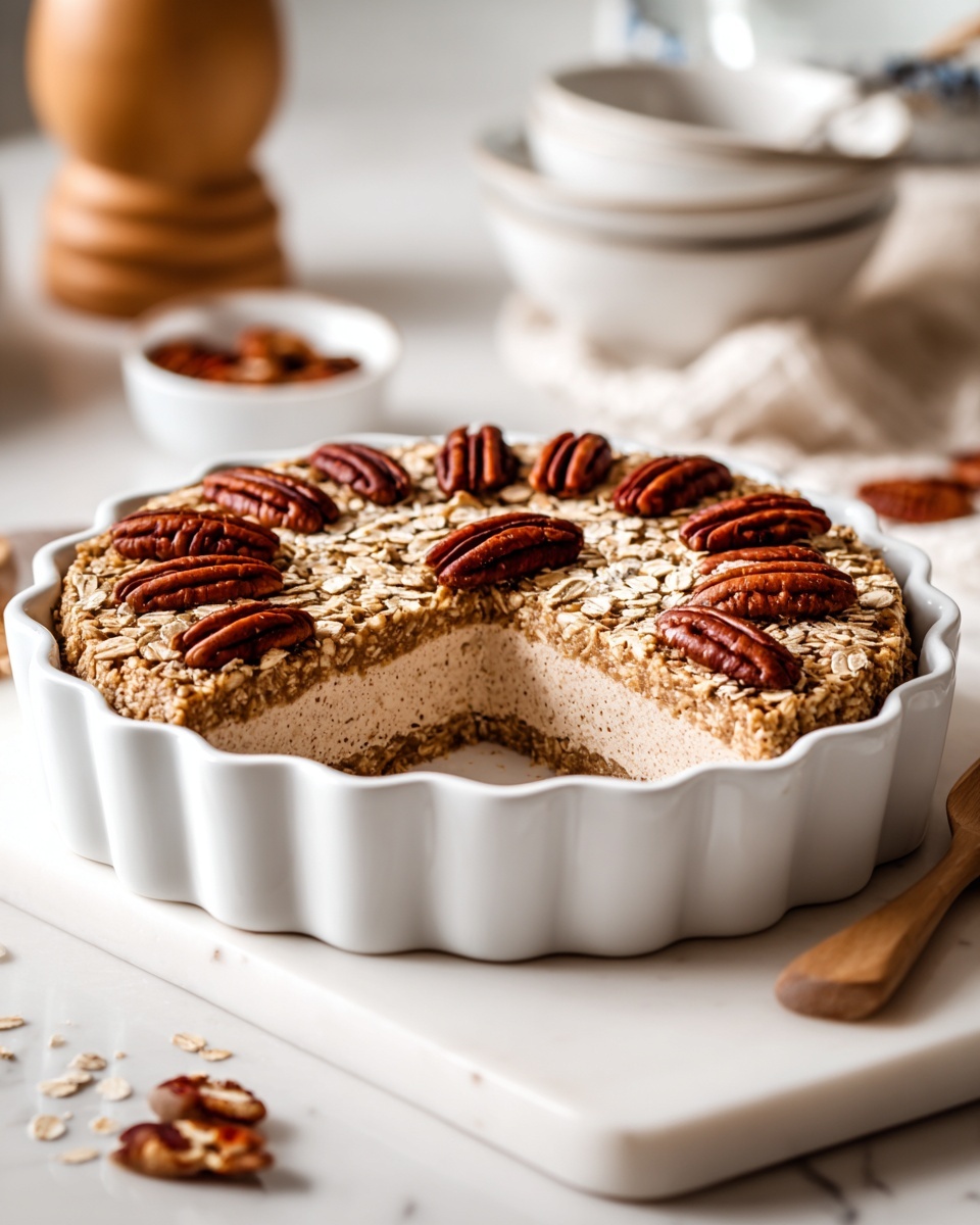 Pecan Pie Baked Oatmeal Recipe - Recipe Image