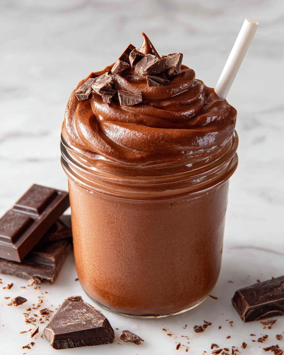 Homemade Chocolate Frosty Recipe - Recipe Image