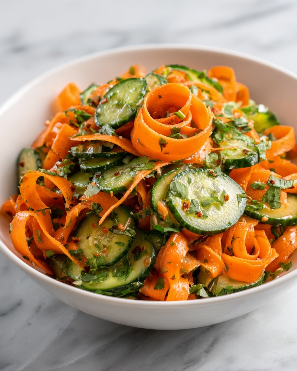 Cucumber Carrot Salad Recipe - Recipe Image