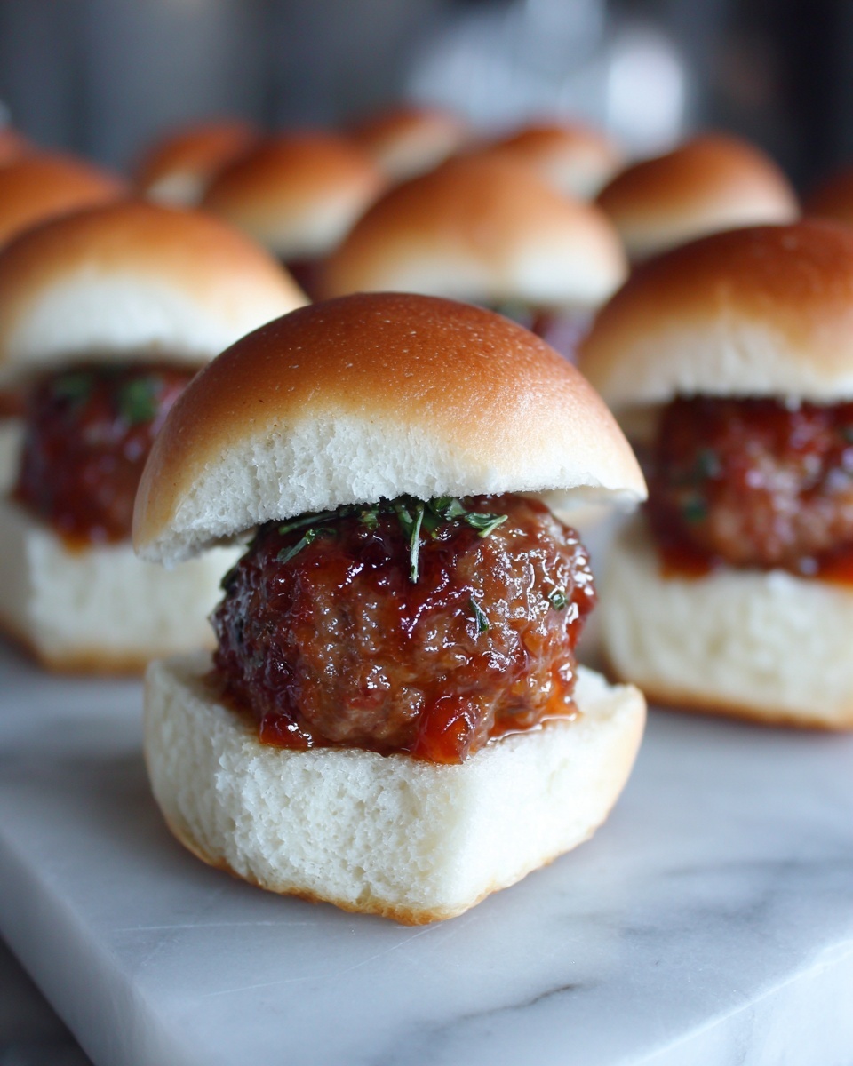 Meatball Sliders Recipe - Recipe Image
