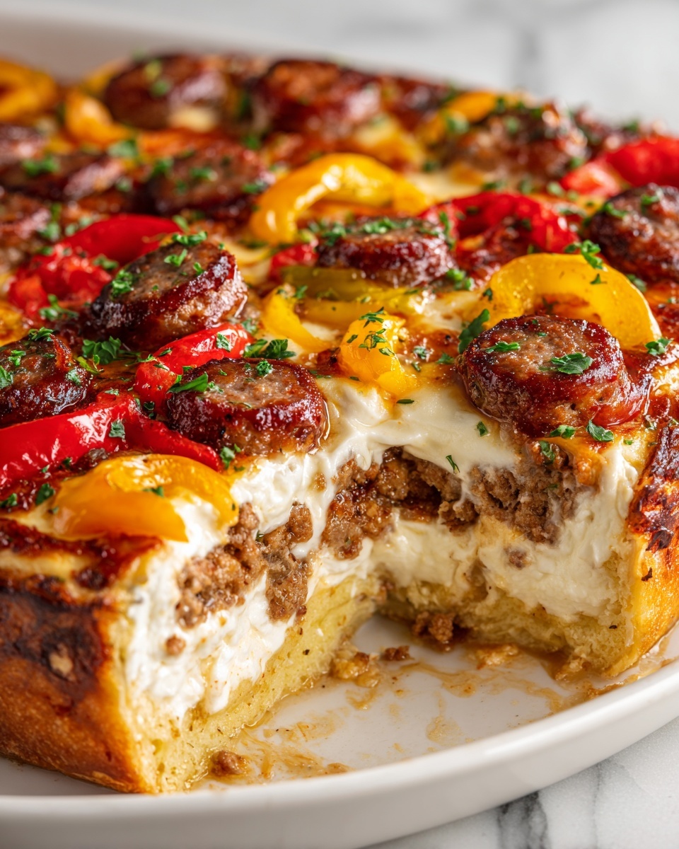 Sausage & Hash Brown Breakfast Casserole Recipe - Recipe Image