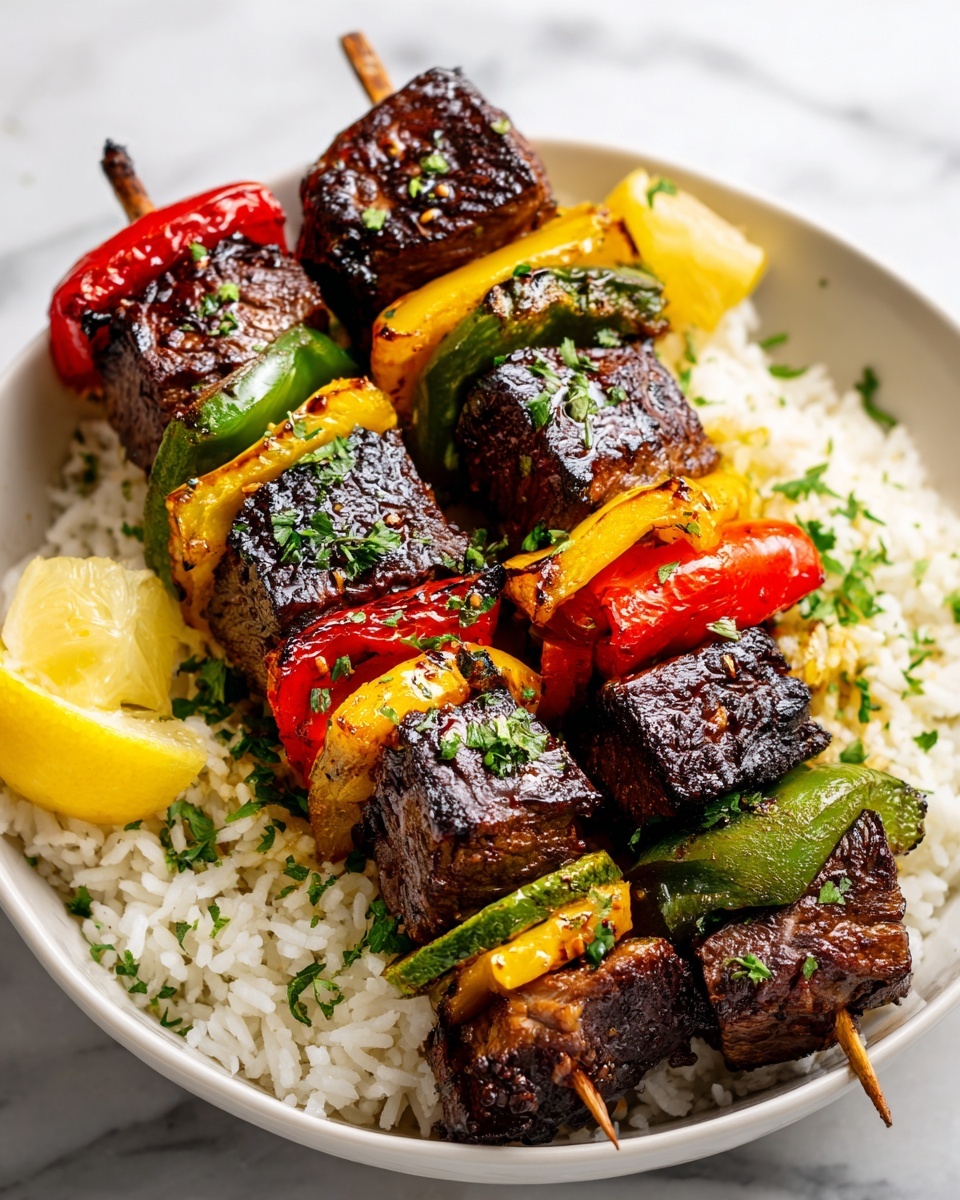 Mediterranean Beef Kabobs Recipe - Recipe Image
