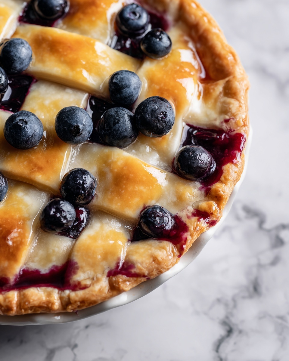 Lemon-Blueberry Puff Pastry Tart Recipe - Recipe Image